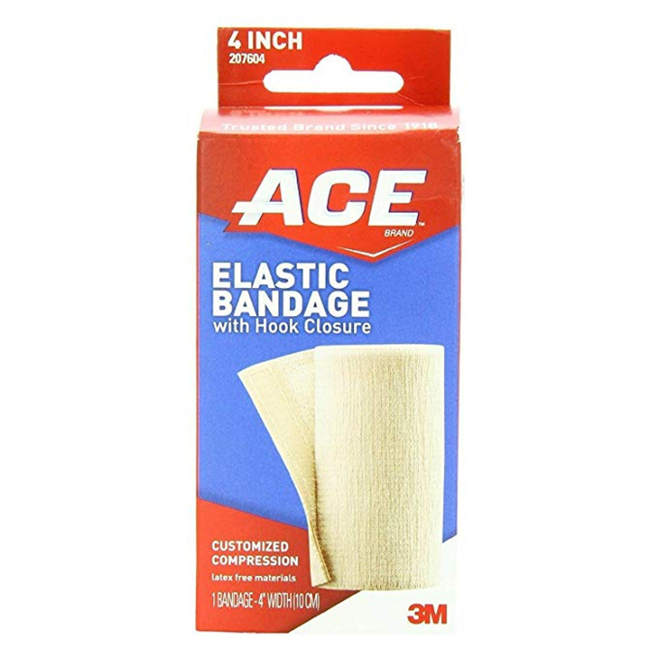 Venda elástica ACE con cierre de gancho - Ancho de 4 pulgadas