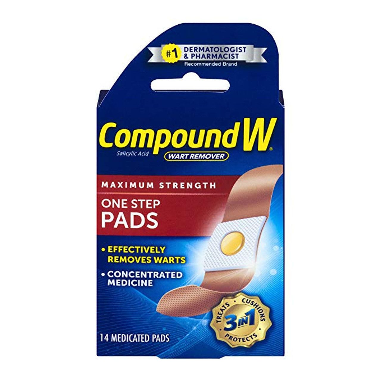 Compound W Maximum Strength Wart Remover Pads