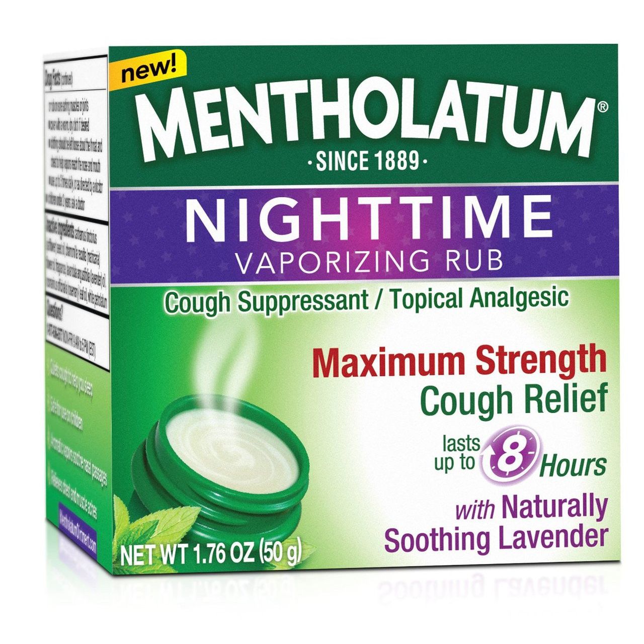 Mentholatum Baume Vaporisant de Nuit - Soulagement Maximum