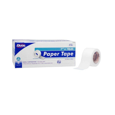 Cinta de Papel Dukal No Estéril 1" X 10 Yds - Paquete de 12