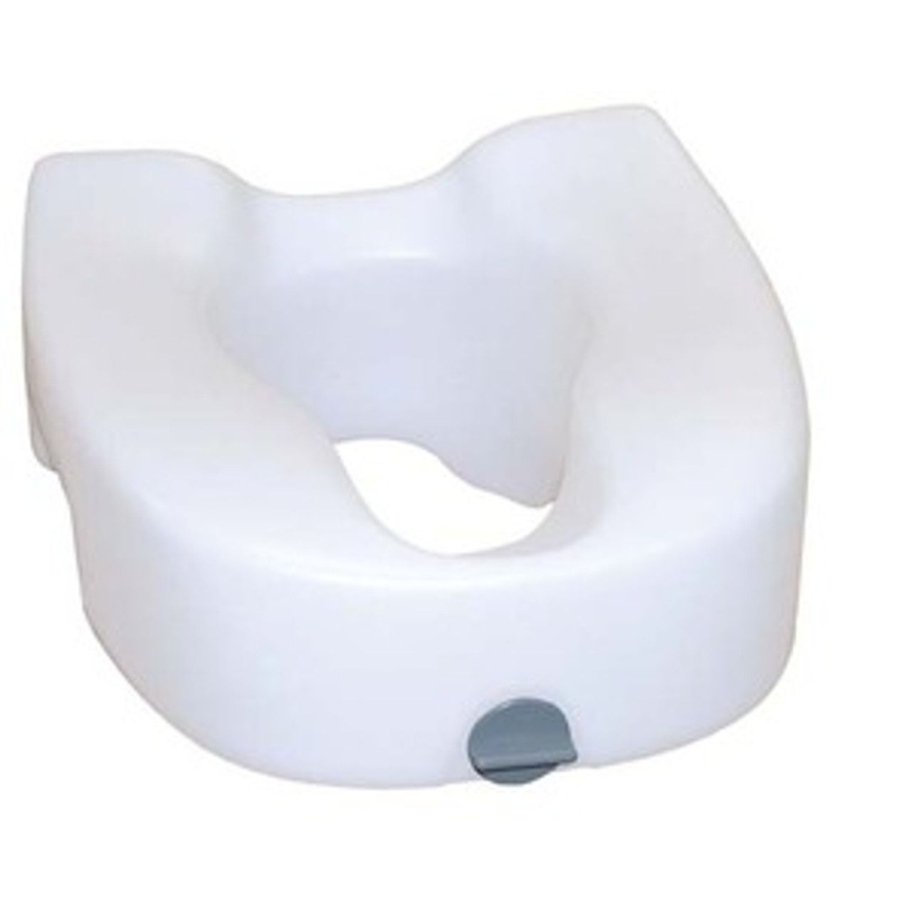 Asiento Elevado de Inodoro de Plástico Premium Drive Medical con Cerradura, Alargado