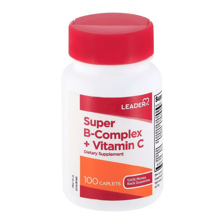 Leader Super B-Complex + Vitamina C - 100 Comprimidos