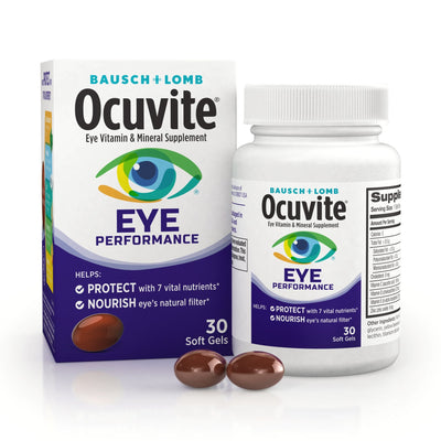 Ocuvite Bausch + Lomb Formule de Performance Oculaire Gélules Molles