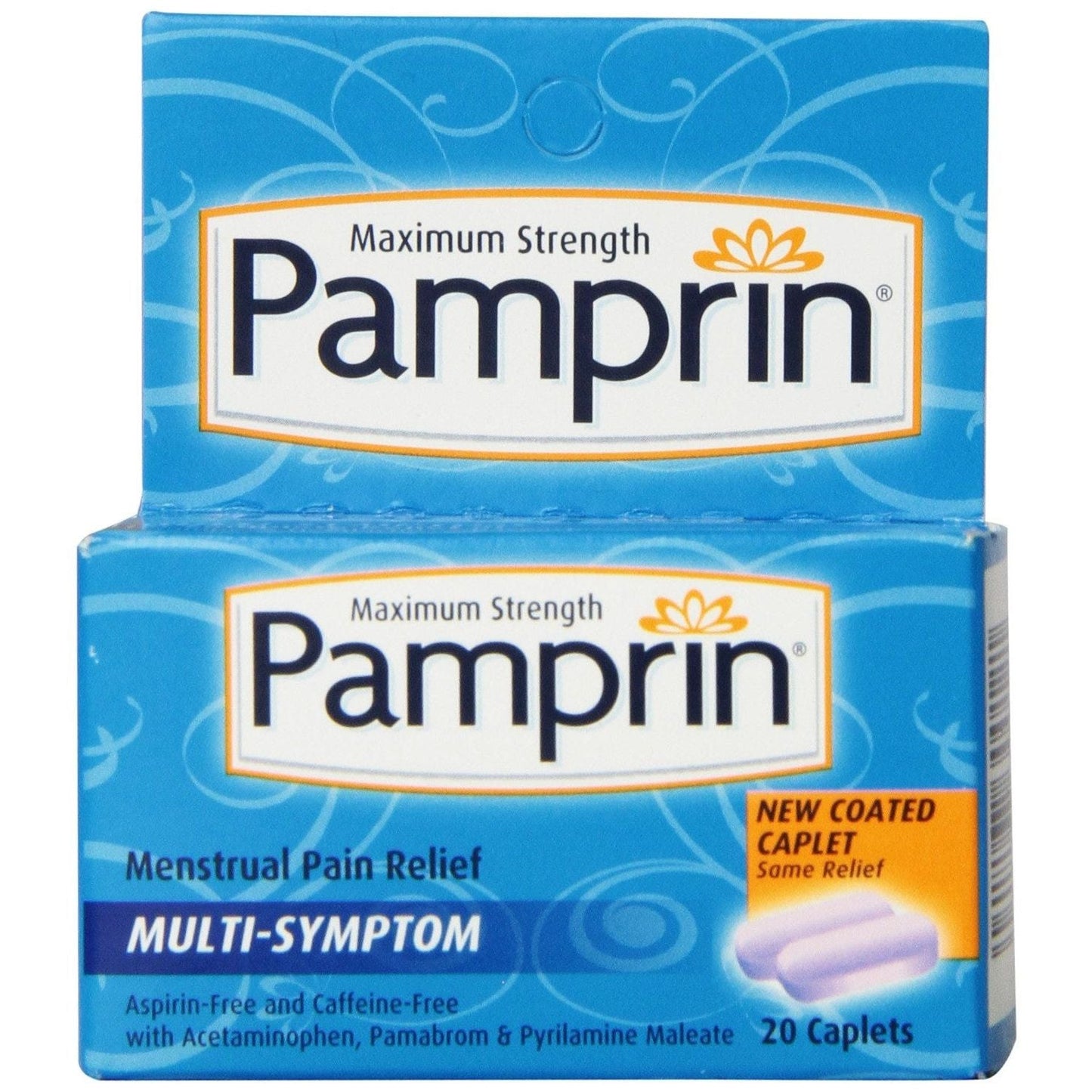 Pamprin Maximum Strength Multi-Symptom Relief - 20 Caplets