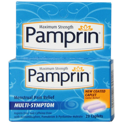 Pamprin Maximum Strength Multi-Symptom Relief - 20 Caplets