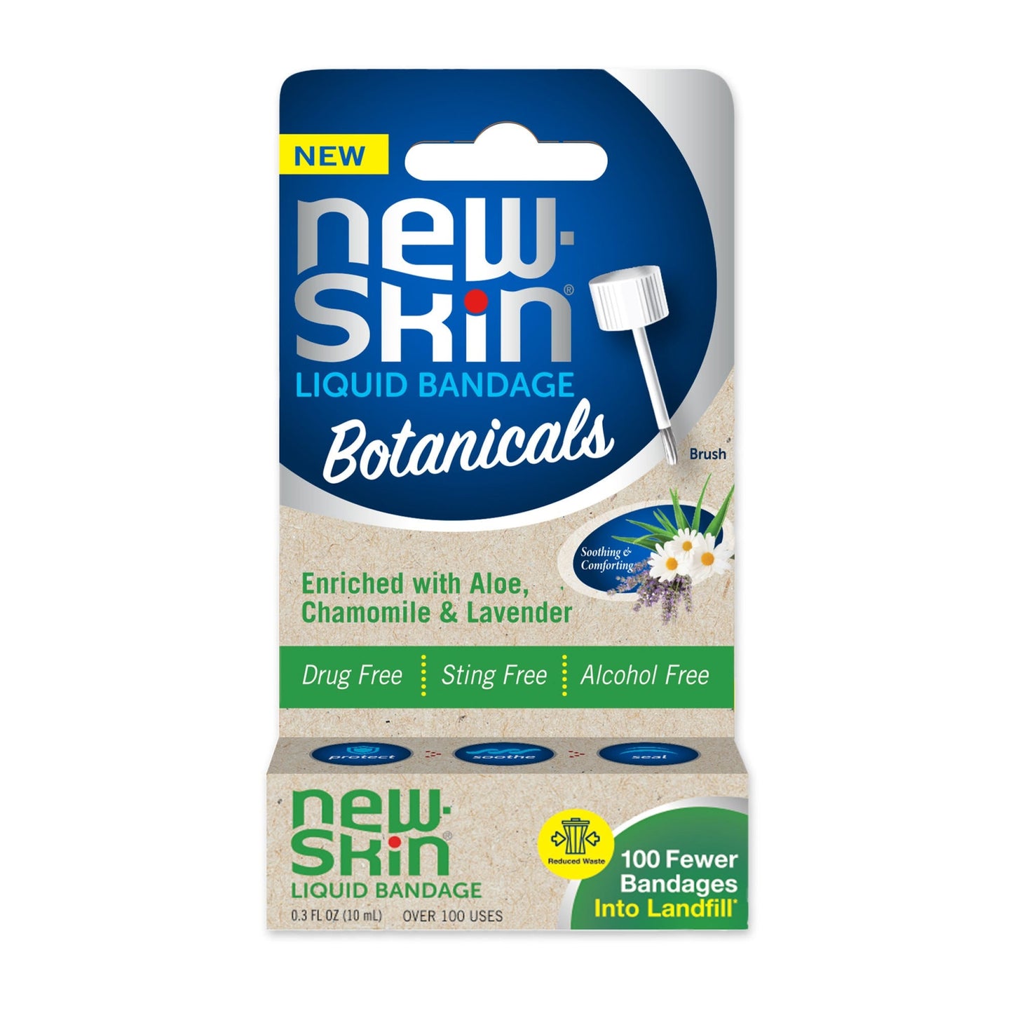 Nouveau Bandage Liquide Botanique New Skin pour Coupures et Éraflures Mineures