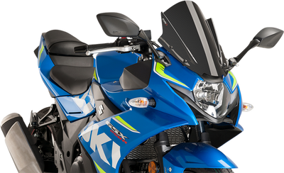 PUIG HI-TECH PARTS Race Windscreen - Carbon for Suzuki 9722C