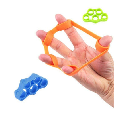 Ergonomic Silicone Finger Strengthener - Hand Gripper Resistance Bands - Korvel