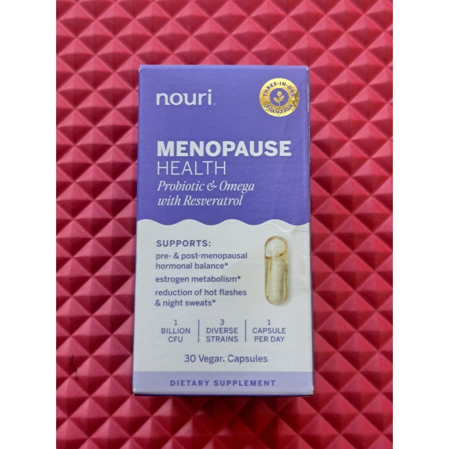 Gélules probiotiques Nouri pour la santé pendant la ménopause - 30 unités