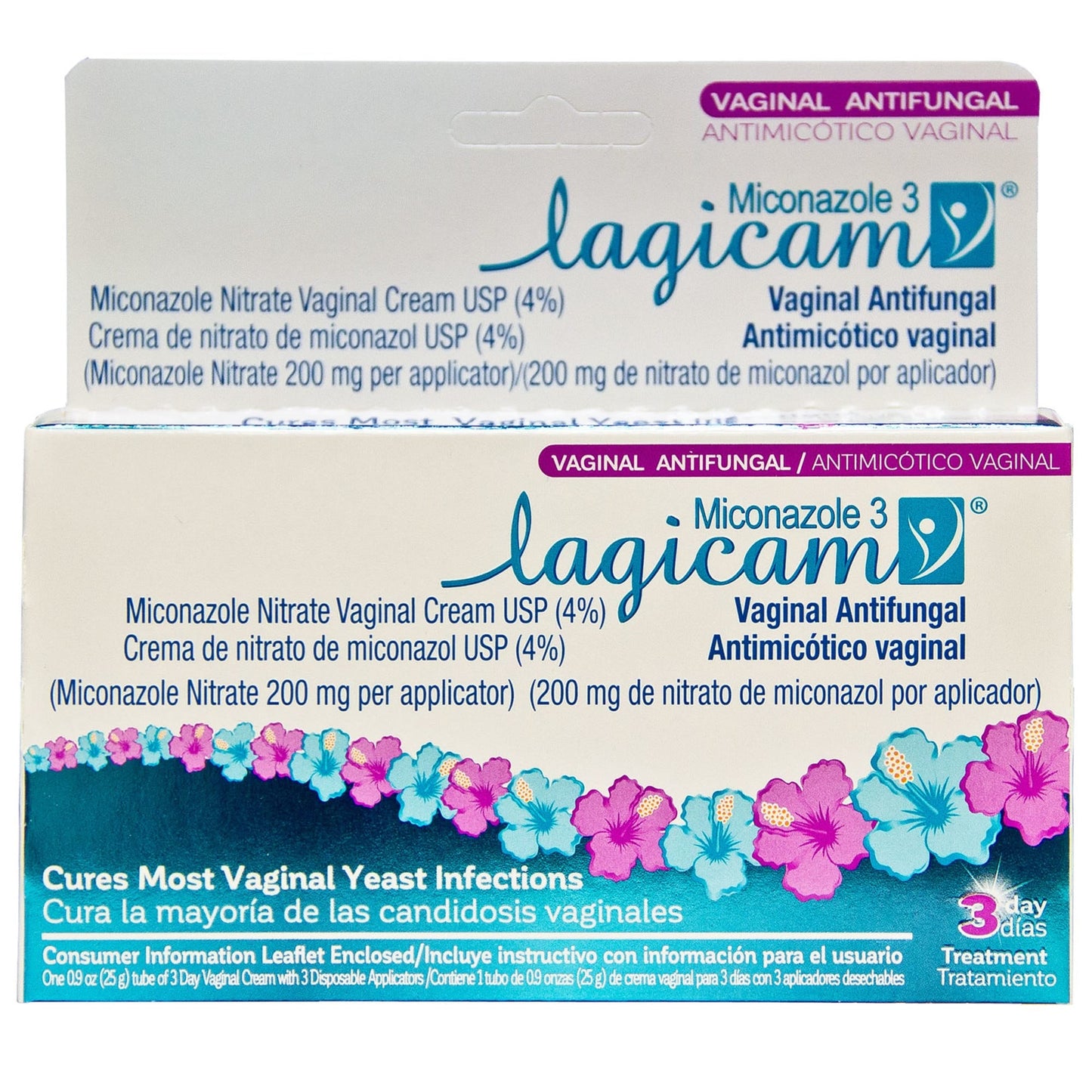 Lagicam Vaginal Antifungal Cream - 3 Day Treatment