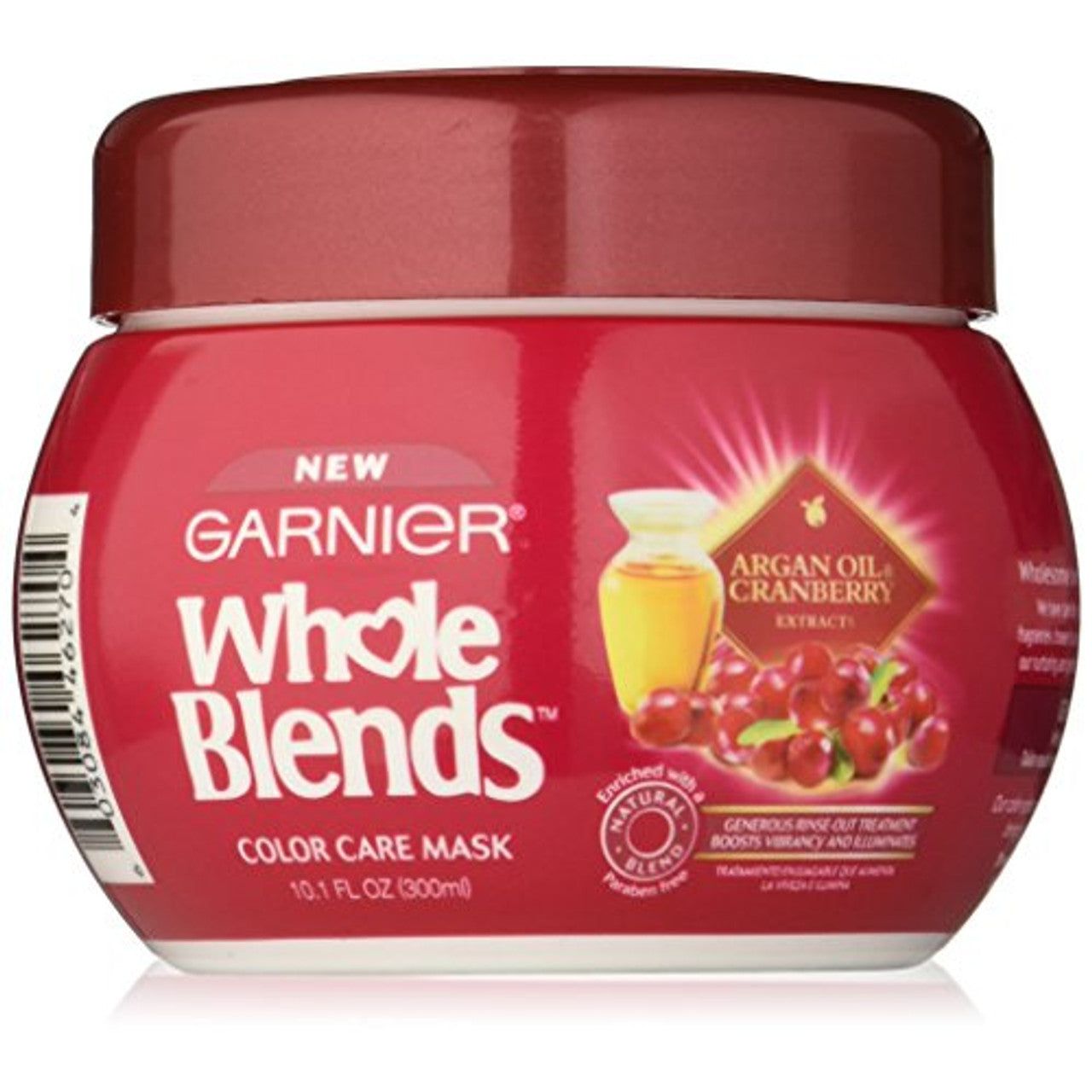 Masque de soin Color Care Whole Blends de Garnier avec huile d'argan et extraits de cranberry