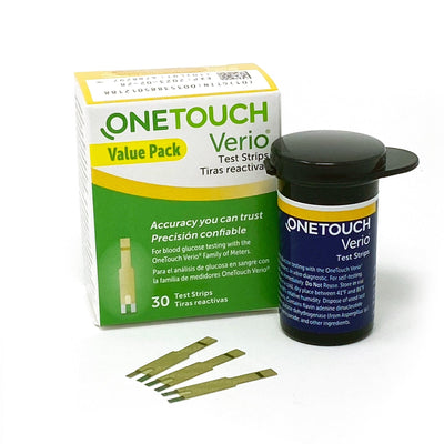 OneTouch Verio Blood Glucose Test Strips - 25 Count