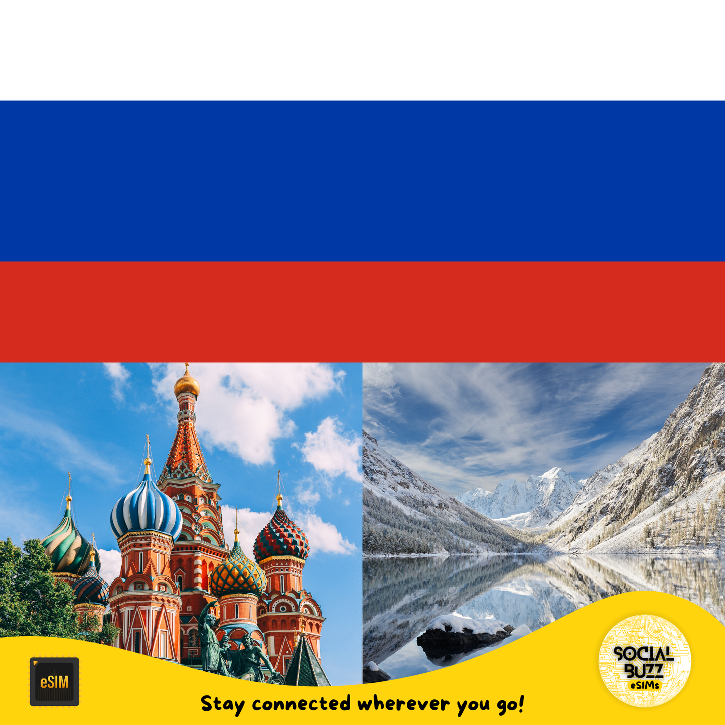 Plan de données Internet eSIM Russie