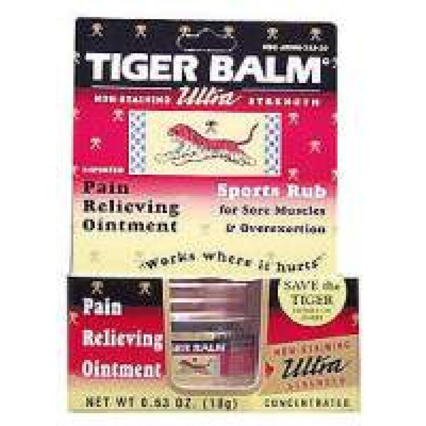 Baume Tiger Balm Ultra Force Soulagement de la Douleur