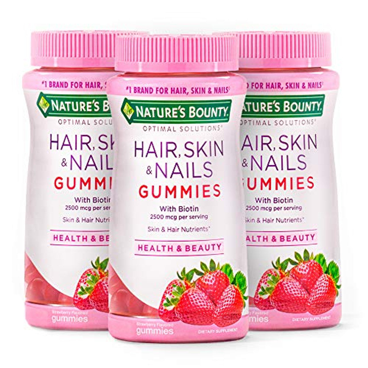 Gomitas para el cabello, la piel y las uñas de Nature's Bounty Optimal Solutions