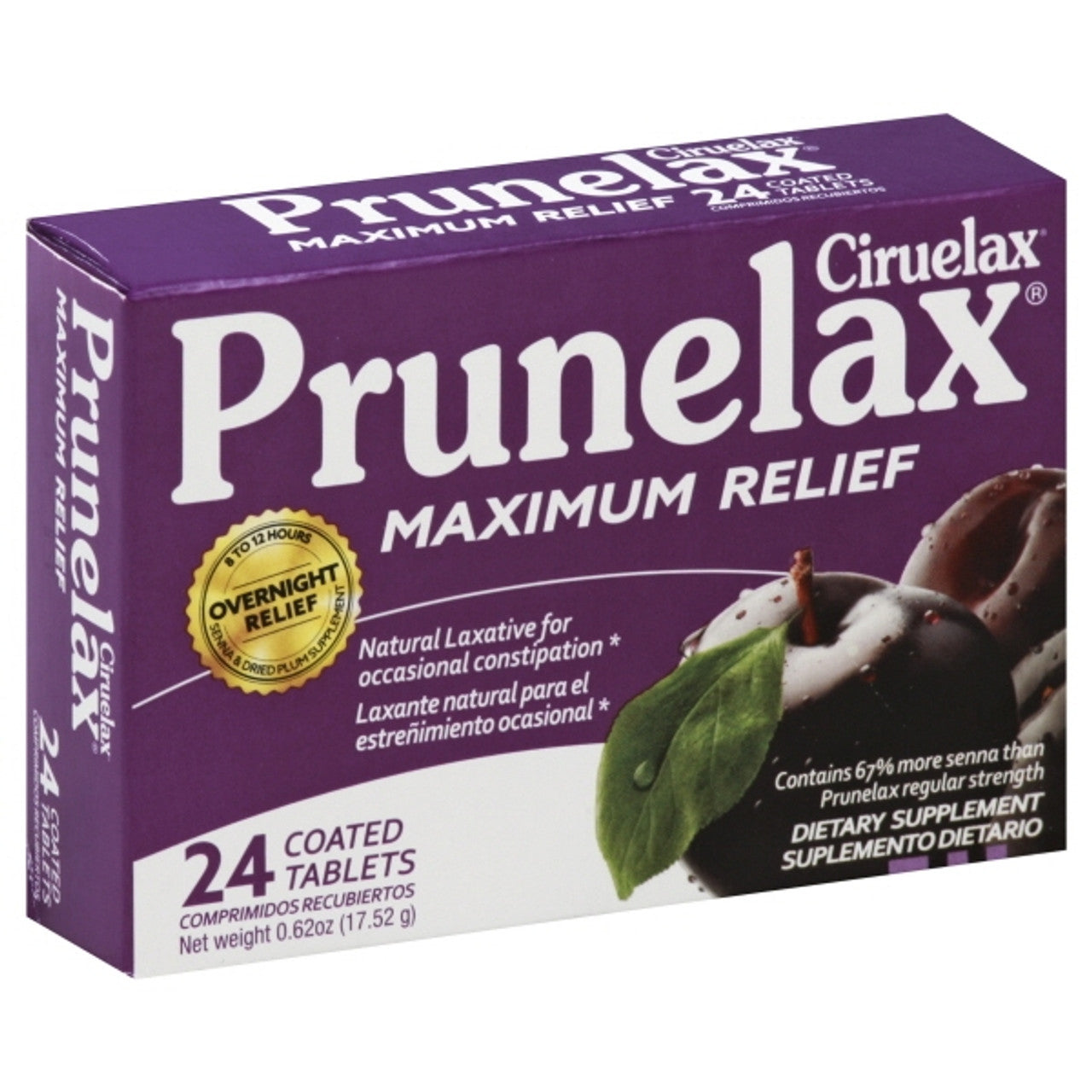 Tabletas Laxantes Naturales Prunelax Ciruelax