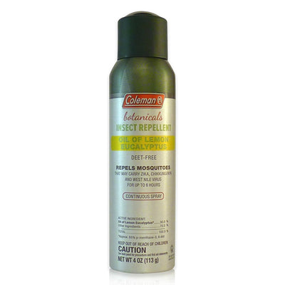 Spray répulsif contre les insectes au citron eucalyptus Coleman Botanicals - 4oz