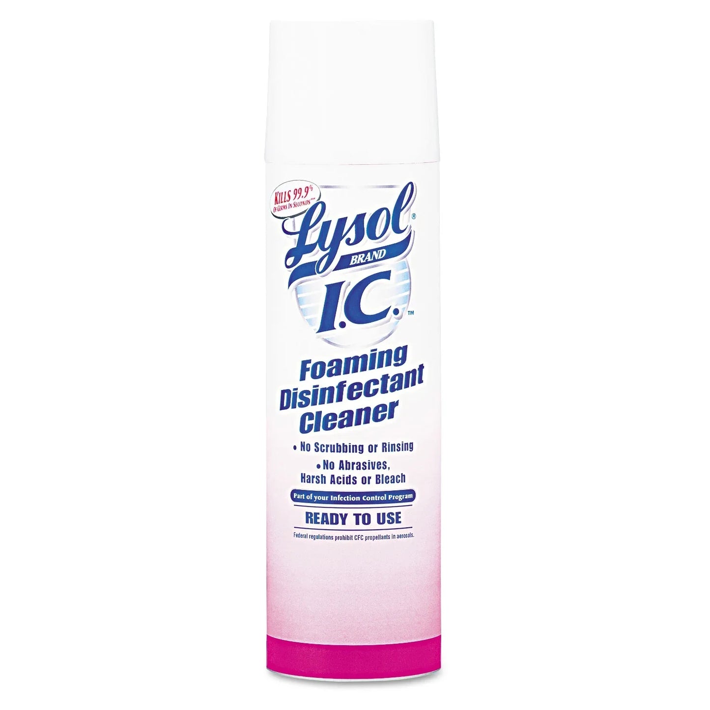 LYSOL Foaming Disinfectant Cleaner - 24 oz Aerosol Cans, Case of 12