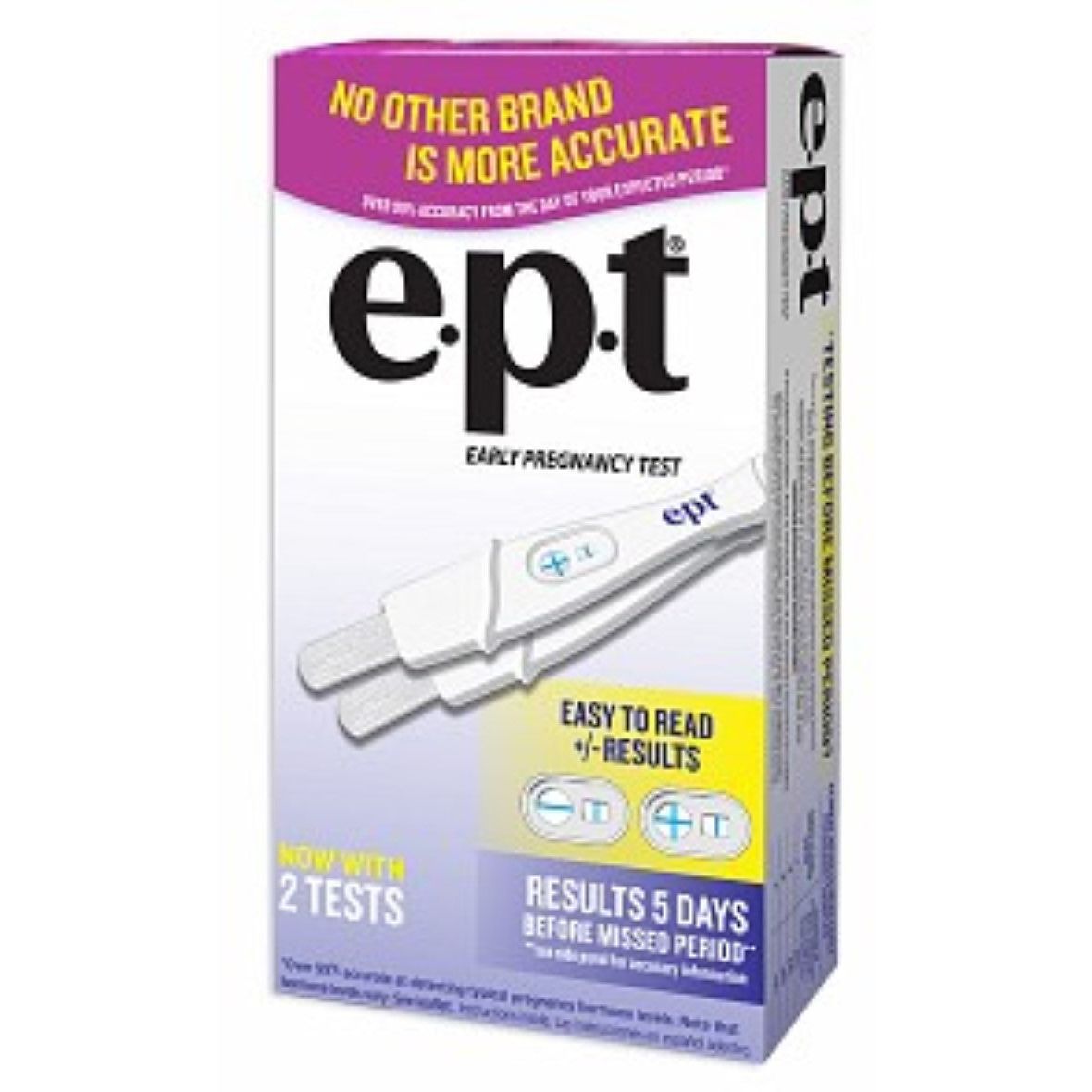 EPT Analog Early Pregnancy Test - 2 Count Box