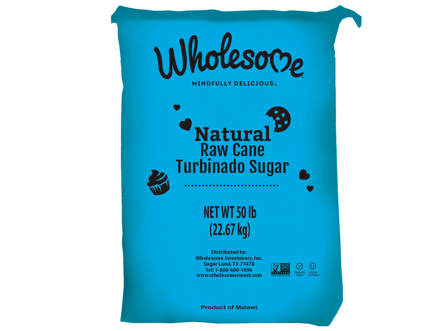 Sucre Turbinado Démarara Naturel Brut de Wholesome Sweeteners