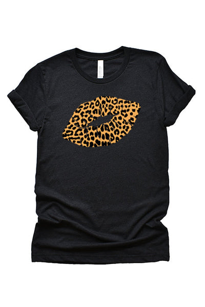 Leopard Lips Unisex T-Shirt