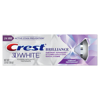 Dentifrice Crest 3D White Fluorure Anticaries - Menthe Vibrante 3,9 Oz