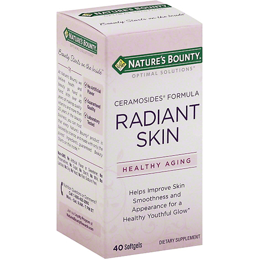 Nature's Bounty Optimal Solutions Radiant Skin Softgels