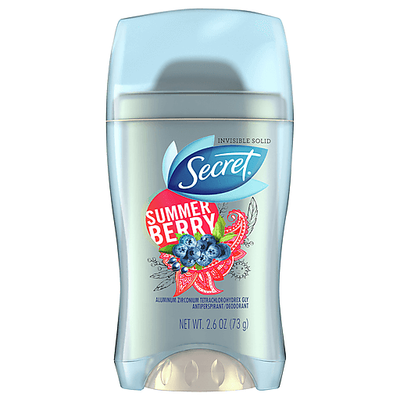Secret Fresh Antiperspirant Deodorant - Summer Berry, 2.6 Oz