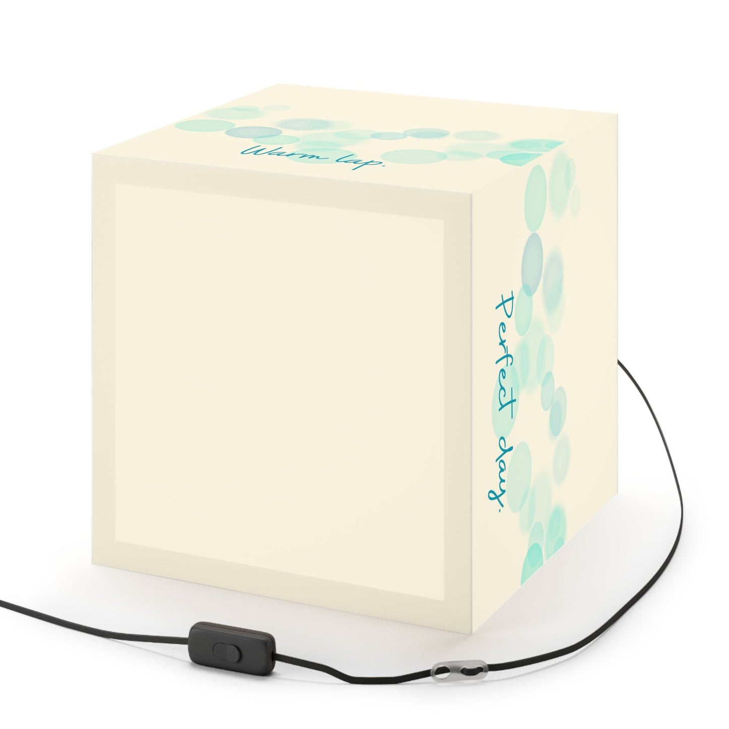 Soft Paws Perfect Day Cat Cube Lamp – Cozy Accent Light