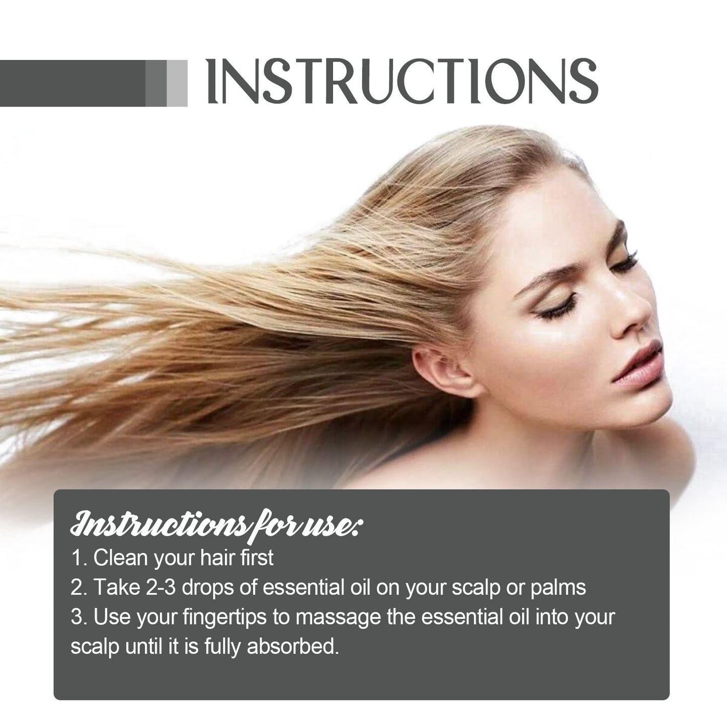 Hair Density Growth Essential Oil, Nourishing Hair Root Repair Perming Dry Damaged Hair Supple Hair Care Essential Oil - Korvel