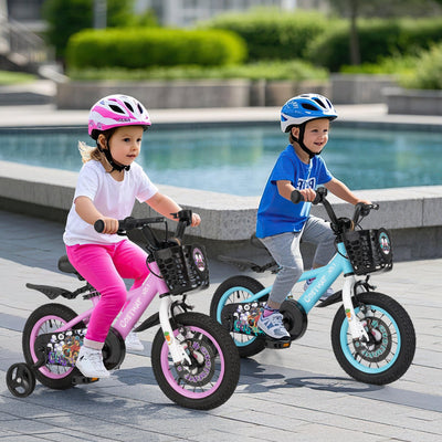 12-Inch Kids Bike with Adjustable Handlebar and Saddle