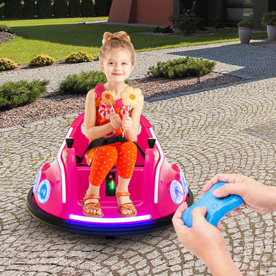 12V Electric Ride On Car with Remote Control - Pink