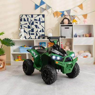 12V Kids Ride On ATV - Army Green with High/Low Speed