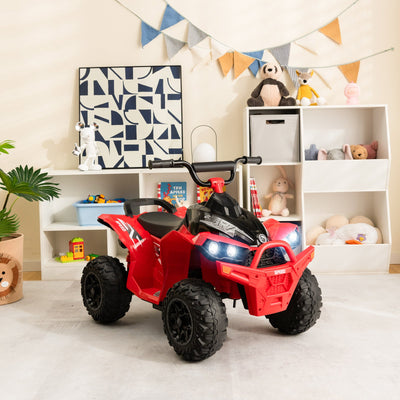 12V Kids Ride On ATV - High/Low Speed, Comfortable Seat, Red
