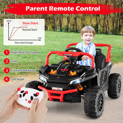 Camion tout-terrain pour enfants 12V - Noir