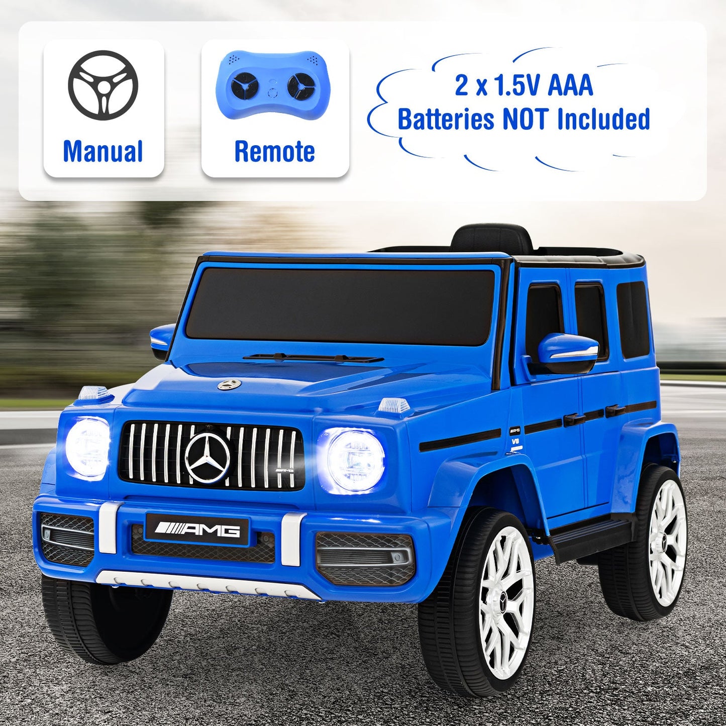 Voiture électrique pour enfants Mercedes-Benz G63 12V - Marine