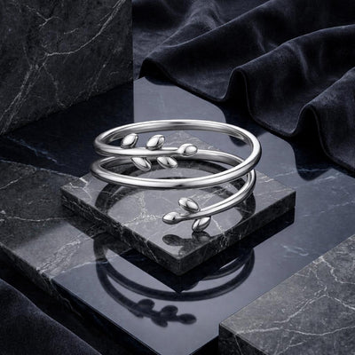 Anillo oxidado de plata esterlina 925 elegante para mujeres