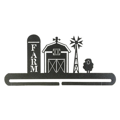 12-Inch Barn and Silo Decorative Plaque