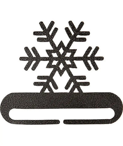 Ornement flocon de neige en charbon de 12 pouces