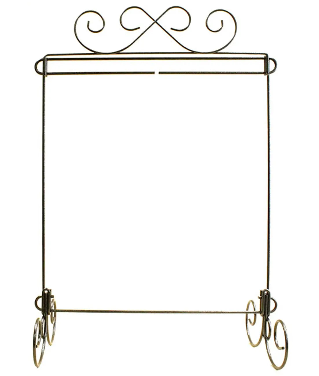 12in x 14in Charcoal Scroll Stand for Crafting
