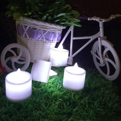 12Pcs LED Tea Light Candles - Battery Operated Flameless Decor