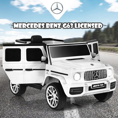Voiture électrique pour enfants Mercedes-Benz G63 12V - Blanc