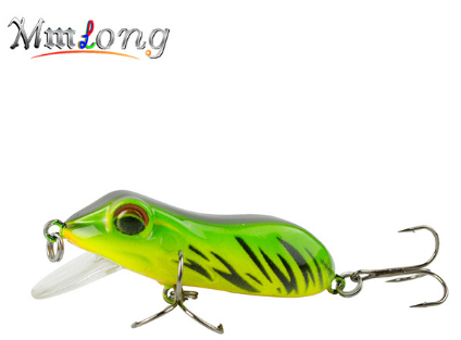 Mmlong 6.3cm Hard Frog Fishing lures Floating Minnow MR03-S Artifical Baits Wobbler Crank Bait Pesca - Korvel