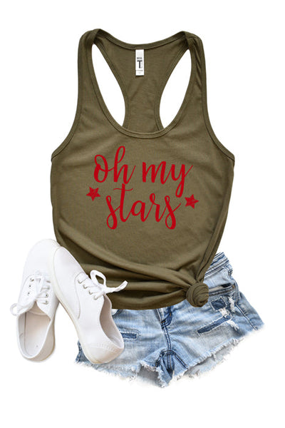 Oh My Stars Red Tank-1352 - Korvel