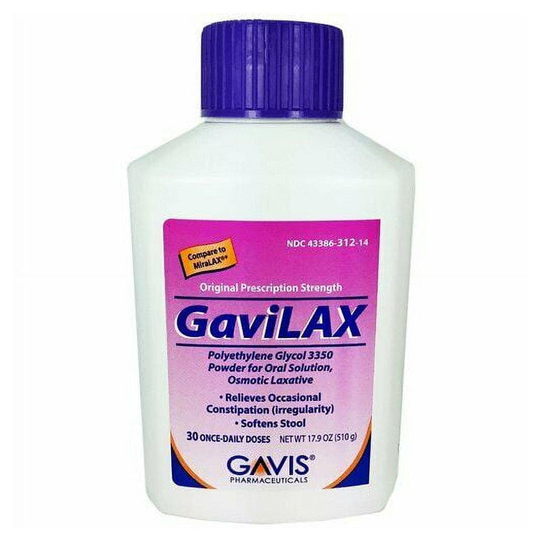 Poudre de Polyéthylène Glycol 3350 GaviLax - 30 Doses