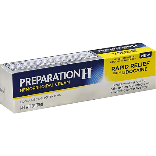 Preparation H Rapid Relief Cream with Lidocaine