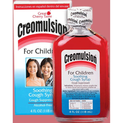 Sirop contre la toux Creomulsion pour enfants - Saveur cerise