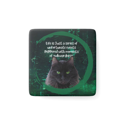 Awkwardness Square Porcelain Refrigerator Magnet