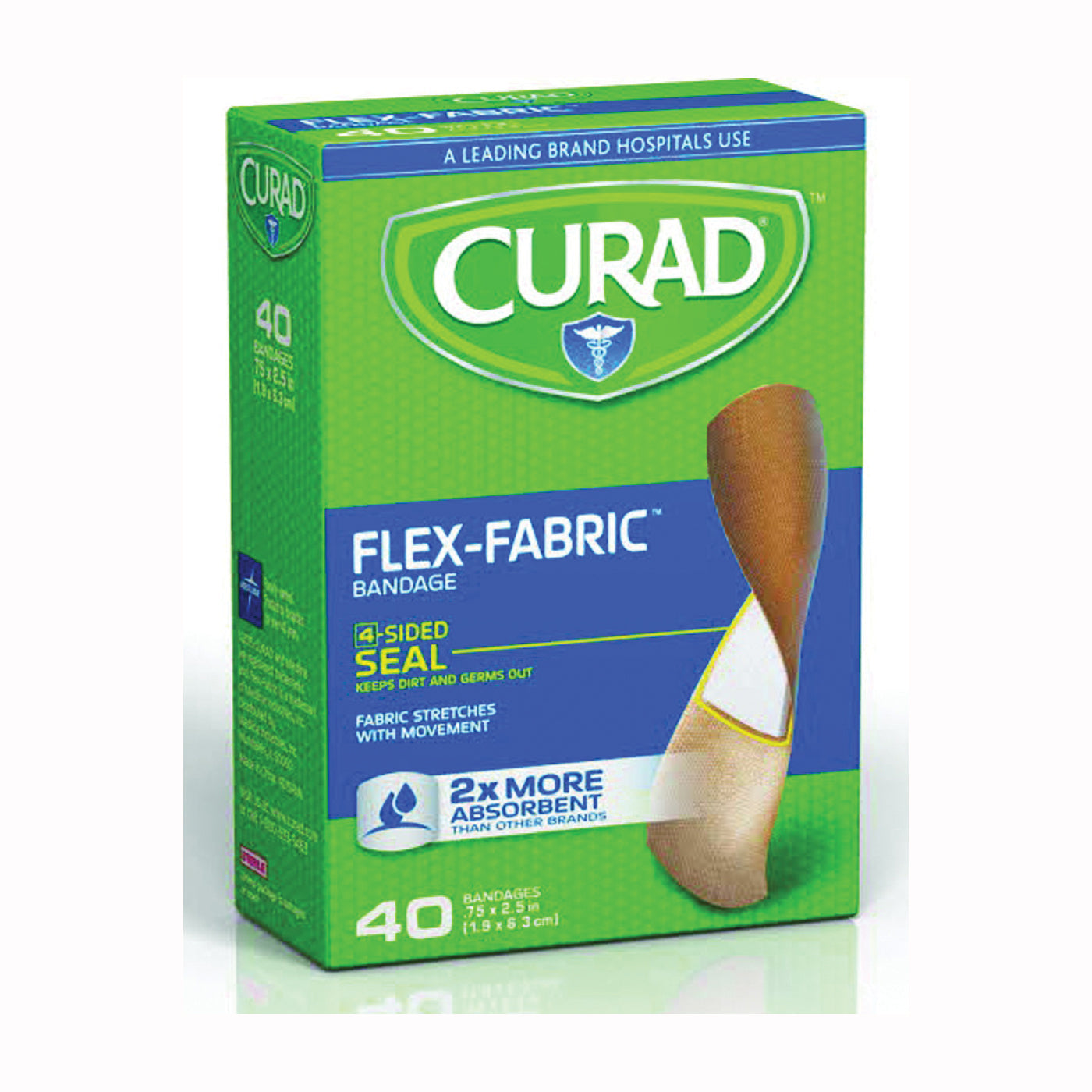 Curad Flex Fabric Adhesive Bandages - 40 Count
