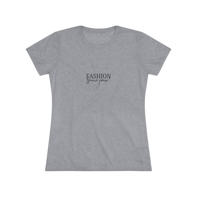 Trendy Women's Triblend T-Shirt - Fashion Faux Paw - Korvel